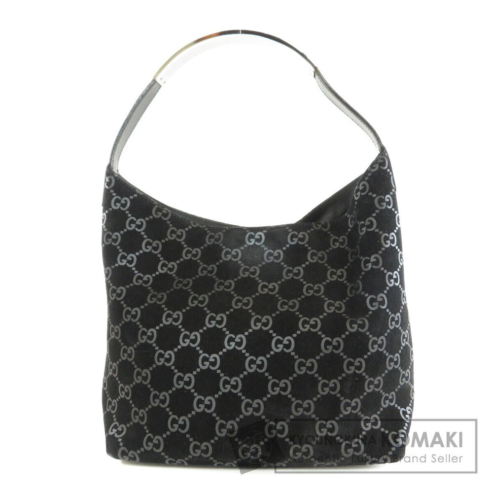 Gucci GG One Shoulder Hobo Suede Shoulder Bag